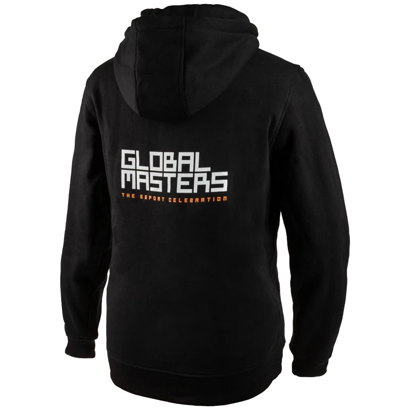 Global Masters Hoodie GM Logo - schwarz (M)