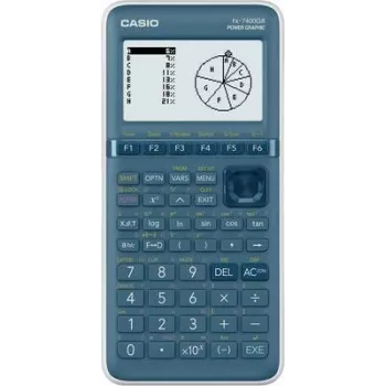 Grafikrechner CASIO FX-7400GIII mit Cyanfarbenem Display, 21-stellige Anzeige