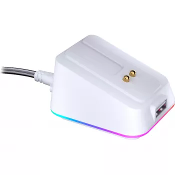 ENDORFY Mouse Dock Onyx White, Ladestation für LIV Wireless Mäuse