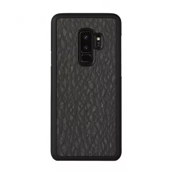 Smartphone-Hülle man and wood für Galaxy S9 Plus – carbon schwarz