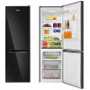 Amica FK3506D.2F(E) Kühl-Gefrierkombination, Gefrierfach unten, 226 l Kühlteil + 96 l Gefrierteil, Total No Frost, Energieklasse E, Schwarz