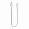 Kabel USB-C-USB-C PowerStream 100W geflochten 1,2m weiß