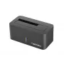 Natec Kangaroo NSD-0954 HDD-Dockingstation für 2,5/3,5-Zoll-SATA, USB 3.2 Gen 1, Schwarz