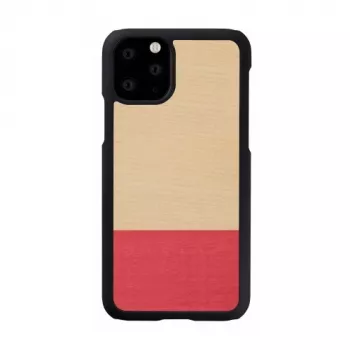 Smartphone-Hülle man and wood für iPhone 11 Pro, schwarz, Mismatch-Design