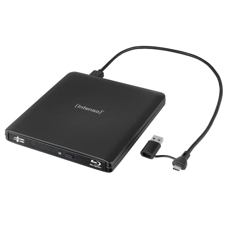 Intenso EOD 500BD Slim externer Blu-ray-Brenner, USB 3.2 Gen 1, Schwarz