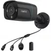 Reolink P330 4K IP-Überwachungskamera, 8 MP 3840 x 2160, innen und außen, integriertes Mikrofon, 30 m Nachtsicht, Schwarz