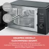 Kombi-Mikrowelle SEVERIN MW 7798, Tischgerät, 29 L, 900 W, Schwarz, 315 mm Drehteller