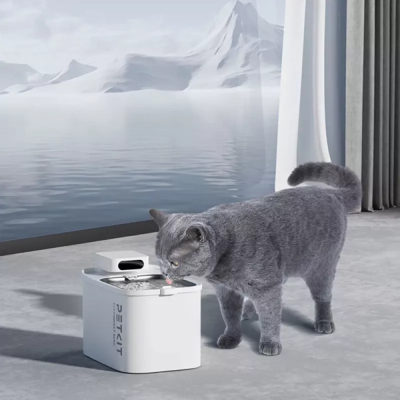 PETKIT Trinkbrunnen Eversweet Max UVC — 3 L Kapazität, lebensmittelechtes ABS, weiß