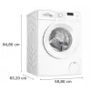Frontlader-Waschmaschine Bosch WGE02201PL — 8 kg, 1200 U/min, 55 l Trommel, LED-Anzeige, Inverter