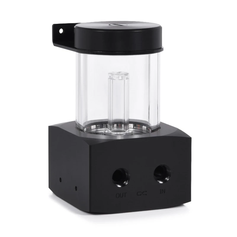 Alphacool Core 100 Aurora 15393 Ausgleichsbehälter, D5/VPP, ARGB, Acetal/Acryl, Schwarz