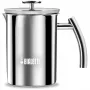 Bialetti Cappuccinatore Induktions-Milchaufschäumer, Edelstahl, 330 ml