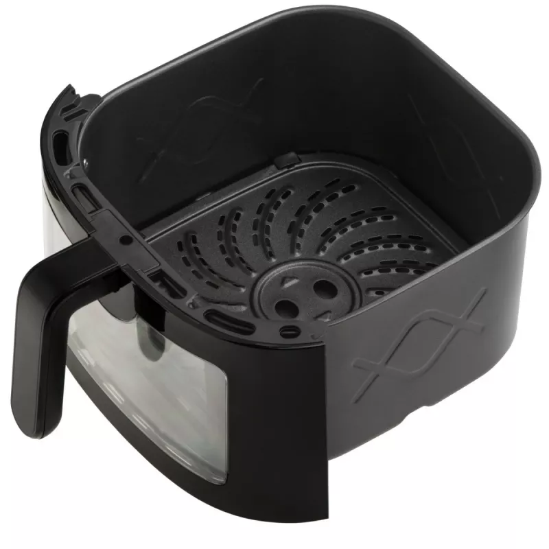 Adler AD 6318 Heißluftfritteuse, 8 l, 2500 W, LCD-Display, 9 Programme, Schwarz