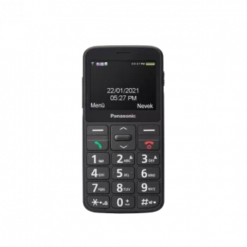Mobiltelefon Panasonic KX-TU160 — 2,4 Zoll TFT, Single SIM, 2G, 320×240, Bluetooth, USB-C, 0,3 MP Kamera, Schwarz