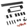 Lian Li GB-002 Universal-Grafikkartenhalter, Stahl, 128,4 mm, Schwarz, 2 Stück