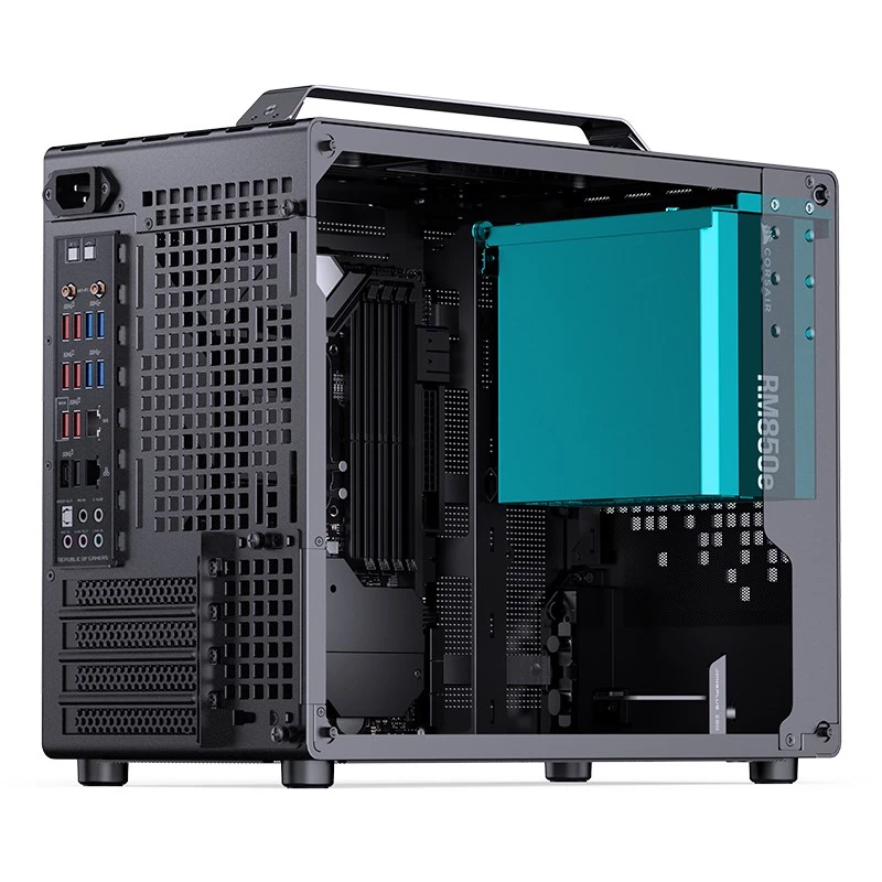 Jonsplus MATX Handgriff-Gehäuse Z20 – schwarz