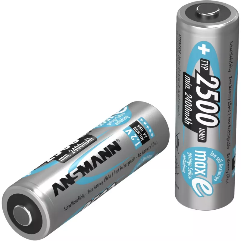 AA-Batterie Ansmann 2500mAh maxE plus Nickel-Metallhydrid NiMH