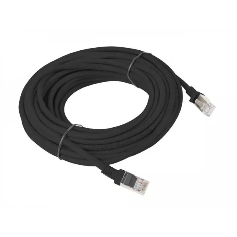 Netzwerkkabel LANBERG PCU6-10CC-1000-BK RJ-45 Cat6 U/UTP 10 m Schwarz
