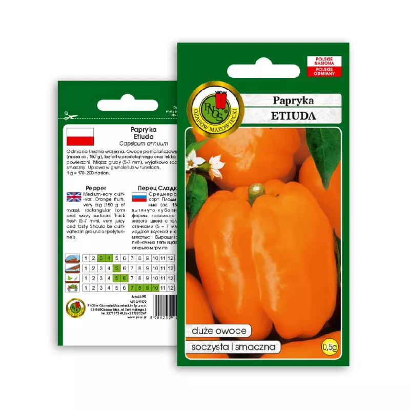 PNOS Paprika Etiuda Gemüsesamen, 0,5 g