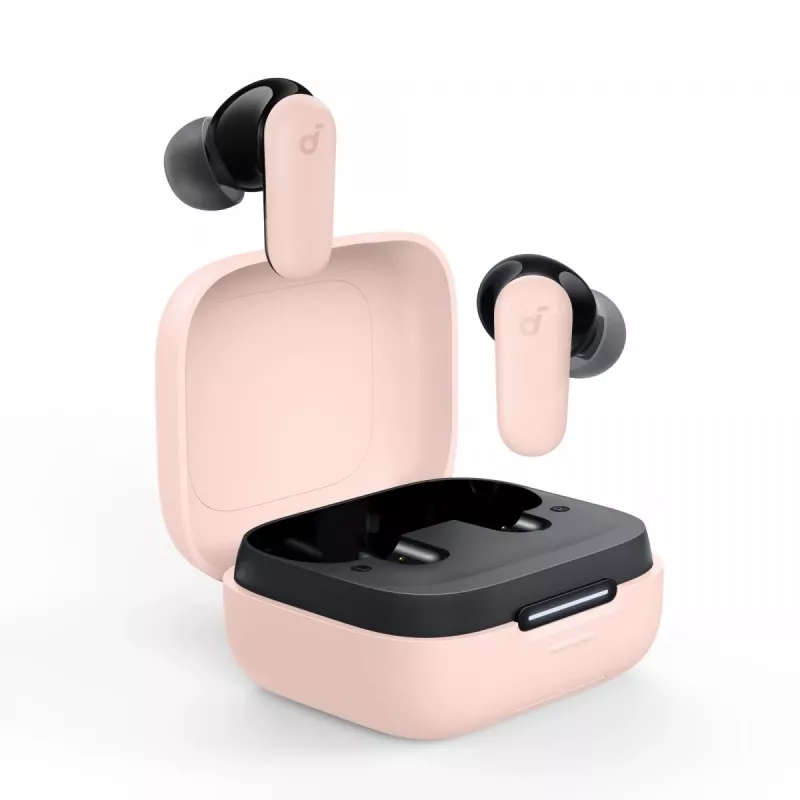 Headset Anker P30i kabelloses In-Ear-Headset für Anrufe und Musik, USB Typ-C, Bluetooth, hellrosa