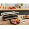 Elektrischer Kontaktgrill Tefal OptiGrill+ XL Edelstahl — große Kapazität, automatische Garprogramme
