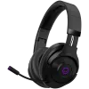 Lorgar Noah 702 (LRG-GHS702) kabelloses Gaming-Headset, Bluetooth 5.3, USB-Empfänger, 3,5 mm AUX, 40-mm-Treiber, 1000 mAh, RGB, Schwarz