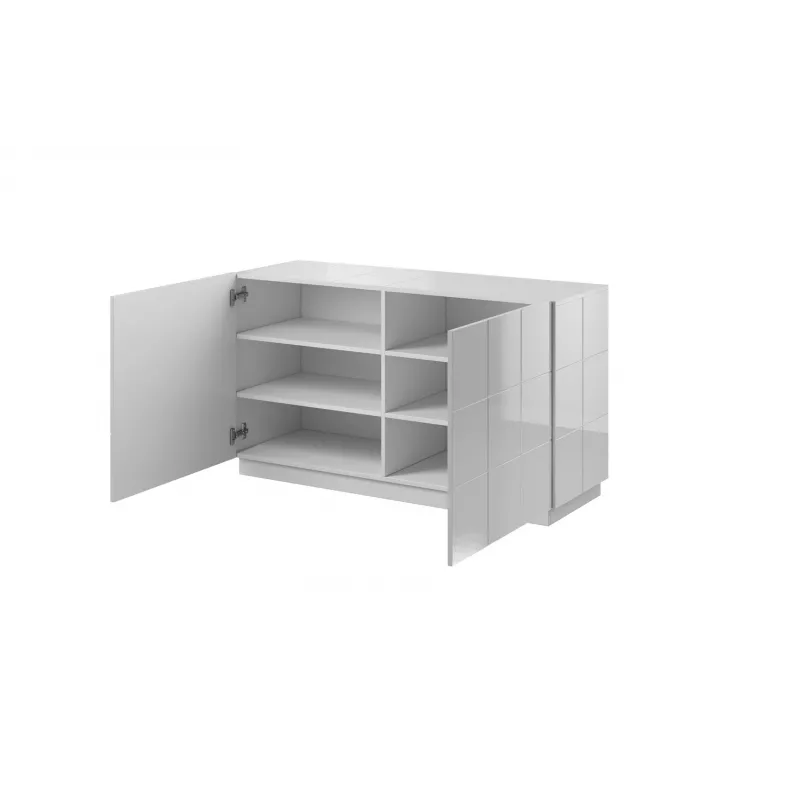 Cama Sideboard 2D REJA weiß glänzend/weiß glänzend