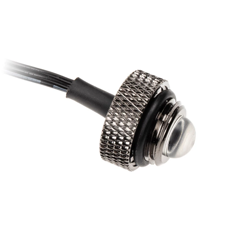 XSPC ARGB LED-Stopfen G1/4 5V 3-Pin, Schwarz/Chrom