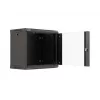 Wandmontierbares Rack LANBERG WF03-5309-10B, 9U, 500×350×540 mm, max. Belastung 60 kg, schwarz
