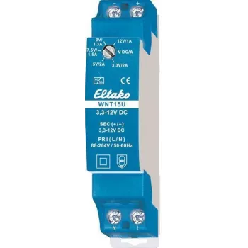 Eltako 20000175 WNT15U/3.3-12VDC Weitbereichs-Schaltnetzteil