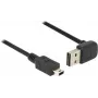 USB-Kabel DeLOCK 85184 USB 2.0 0,5m USB A Mini-USB B Schwarz