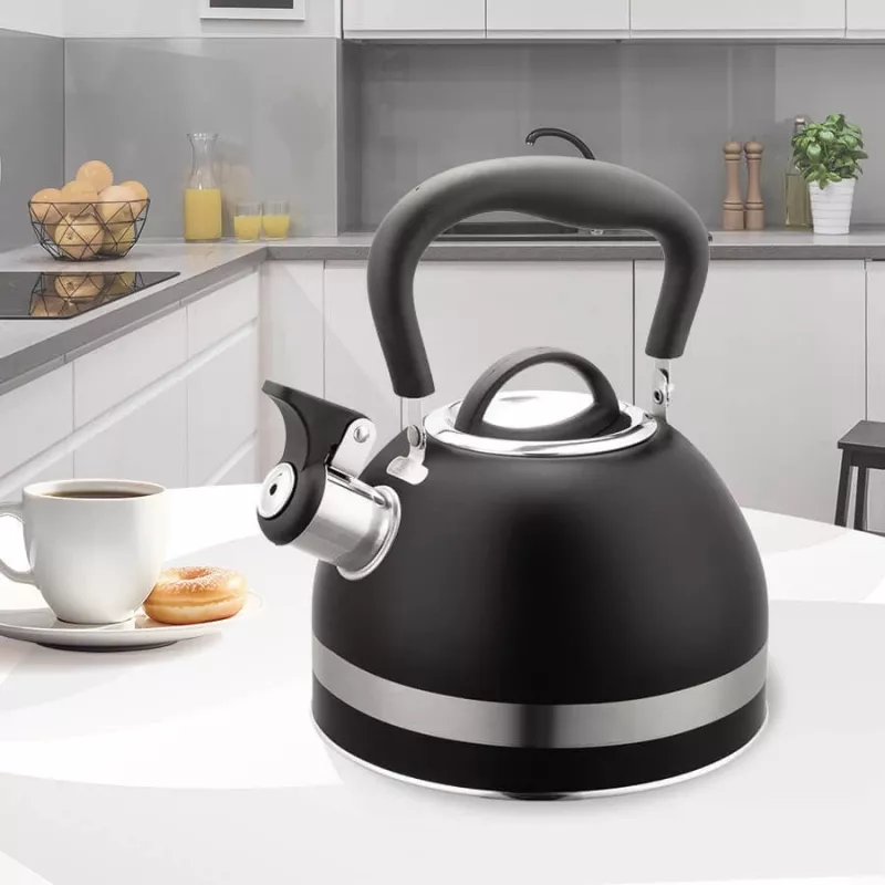Maestro MR-1336 (MR-1336-BLACK) Wasserkessel für den Herd, 1,8 l, schwarz