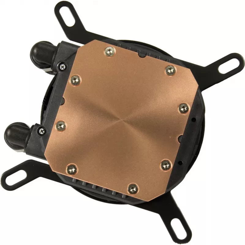 All-in-One-Flüssigkeitskühler Inter-Tech LC-120 RGB 12 cm Schwarz