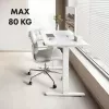 Elektrisch höhenverstellbarer Schreibtisch ergo office ER-400 W — max. Höhe 1160 mm, max. Belastung 80 kg