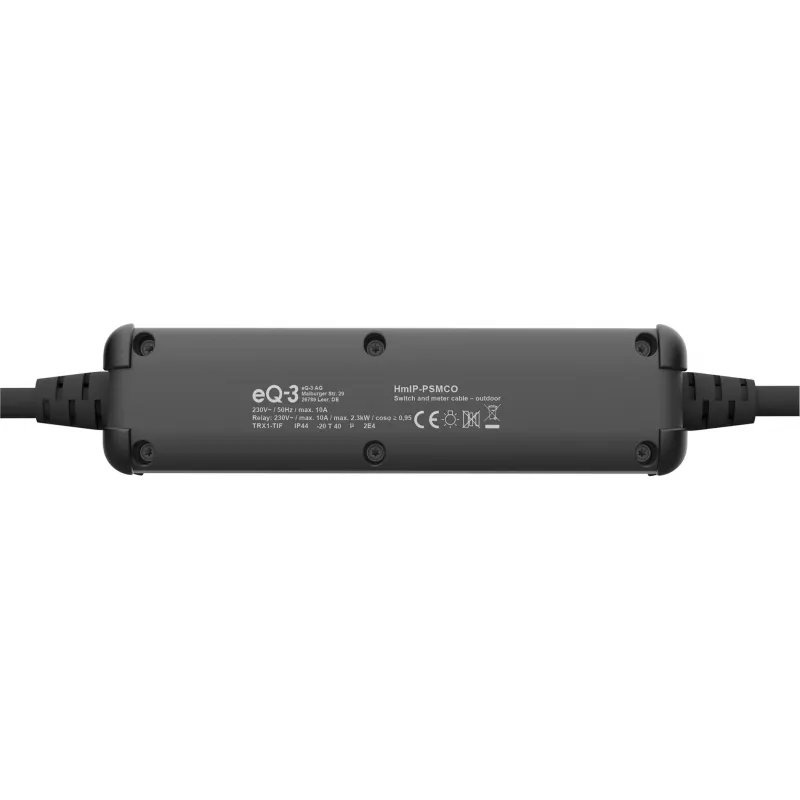 Homematic IP HmIP-PSMCO Schalt-Mess-Kabel außen, schwarz