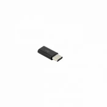 Sbox Micro USB 2.0 F. -> TYPE C M. Schwarz AD.USB-C B