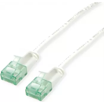 ROLINE RM UTP Patchkabel Kat6A/Kl.EA schlank Weiß 0,15 m - UTP (21.45.3460)
