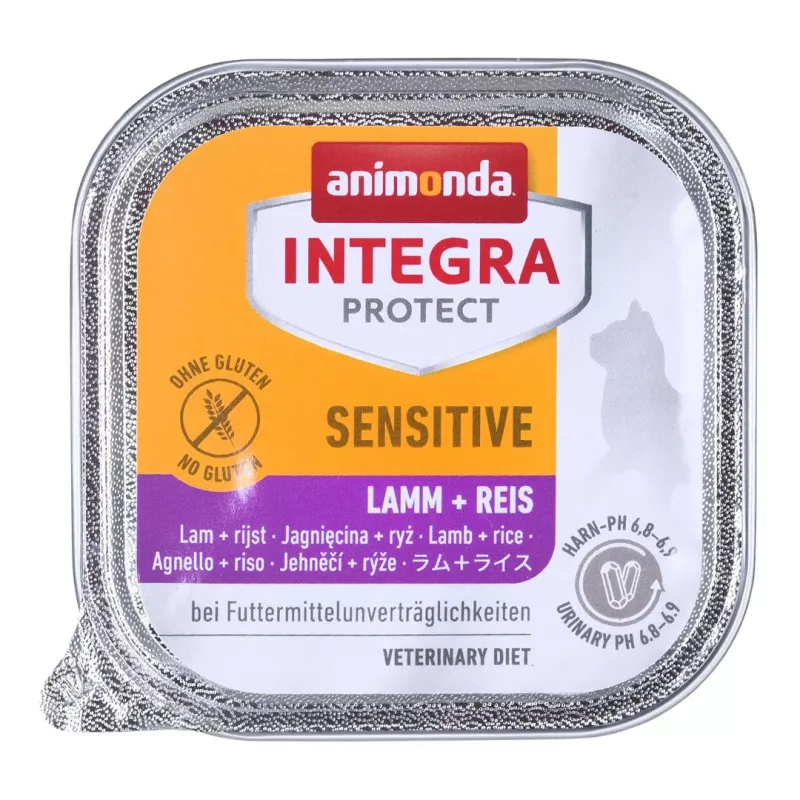 Animonda Integra Protect Sensitive Lamm mit Reis Nassfutter für Katzen 100 g