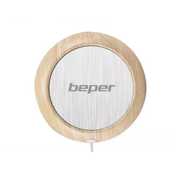 Tassenwärmer Beper P201UTP003 Silver Wood