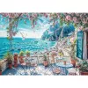 Schmidt Spiele Terrassen am Meer, 1000-teiliges Puzzle, landschaftliche maritime Szene