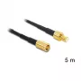 Koaxialkabel DeLOCK 88649 5 m SMB Schwarz