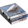 Ansmann Batteriebox 48 für 24x AA, 16x AAA und 4x 9V, Schwarz/Transparent