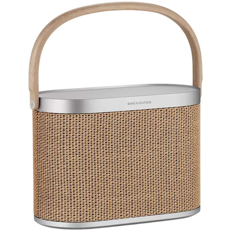 Beosound A5 Lautsprecher Nordic Weave (Bezug Nordic Weave/Griff Eiche)