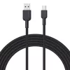 USB-A-auf-USB-C-Kabel Aukey CB-NAC1, 1 m, geflochtenes Nylon, USB PD 60 W, USB 2.0