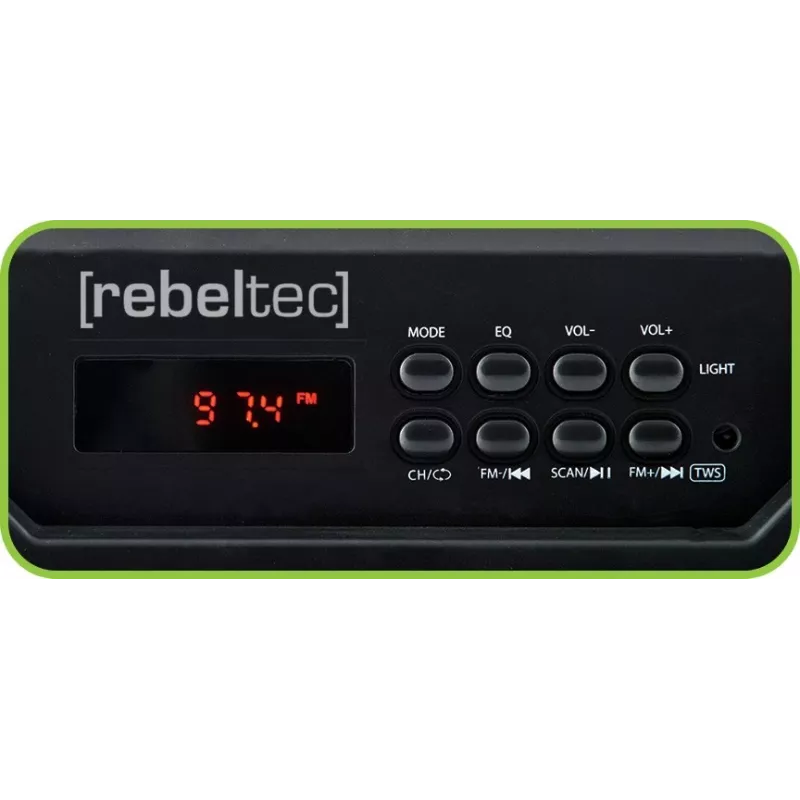 Tragbarer Lautsprecher Rebeltec SoundBox 440, Schwarz