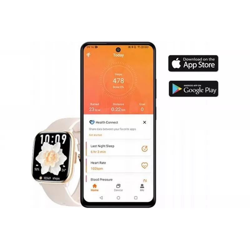 Smartwatch myPhone Watch Pastel Green