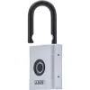 ABUS Touch 57/45 biometrisches Vorhängeschloss 62575, Fingerabdrucksensor, 45 mm, IP66/IP68, wetterfest, Silber
