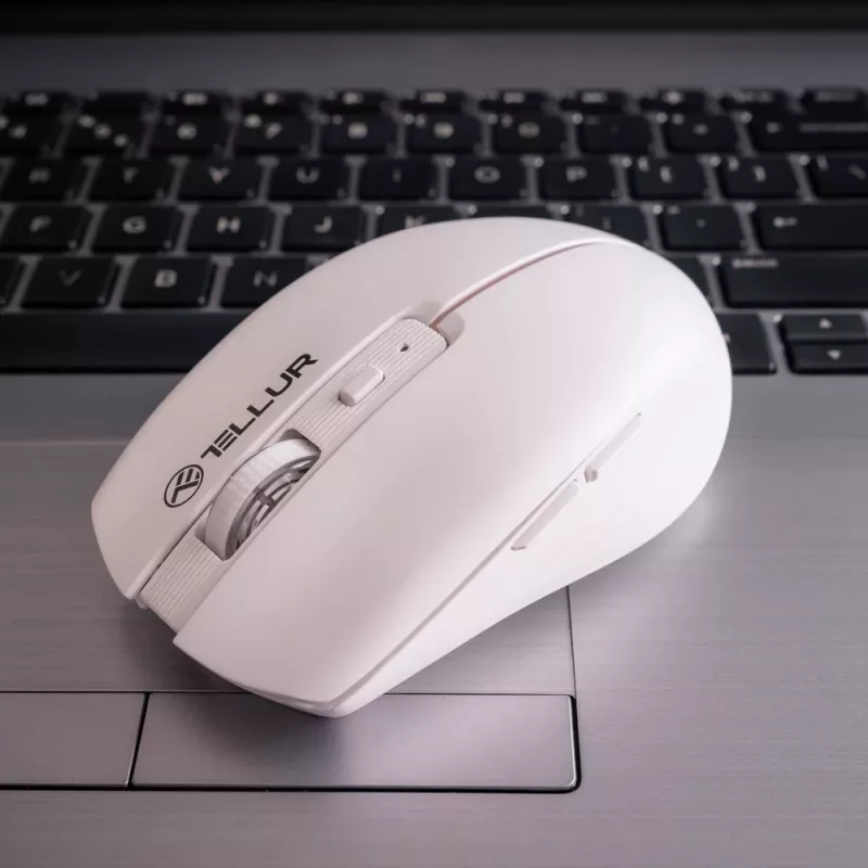 Tellur Silent Click Kabellose Maus Weiß