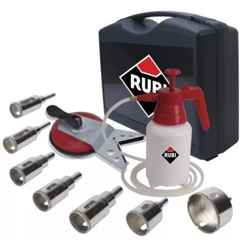 RUBI Easy Gres Plus Kit Bohrer-Set (7 Stück)