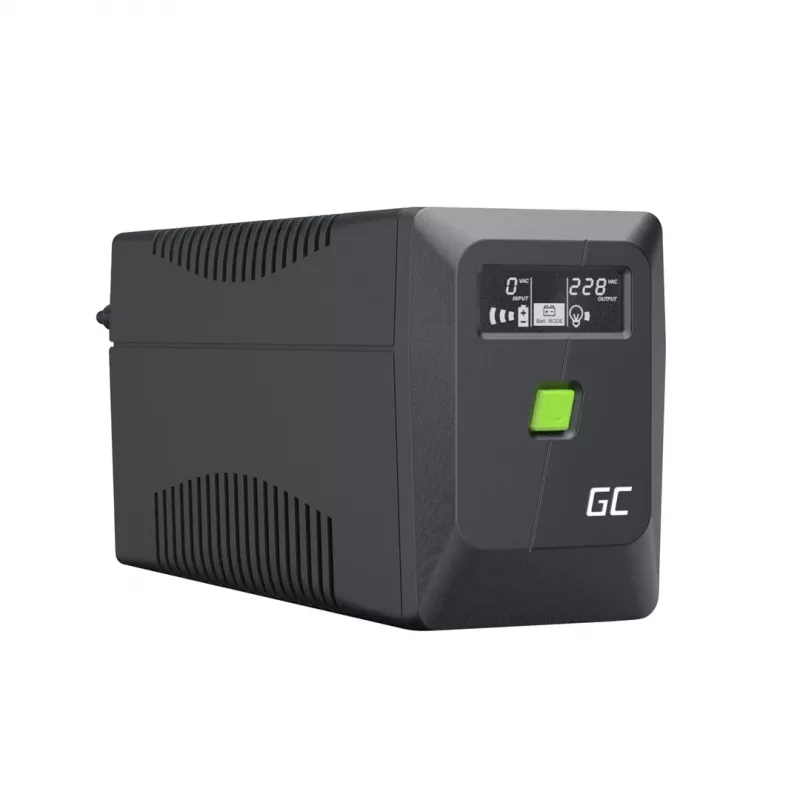 Green Cell USV (unterbrechungsfreie Stromversorgung) Line-Interactive 0,85 kVA 480 W 2 AC-Ausgänge