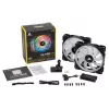CORSAIR LL140 RGB 140mm ARGB-Gehäuselüfter 2er-Pack